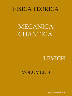 cover image of Mecánica cuántica